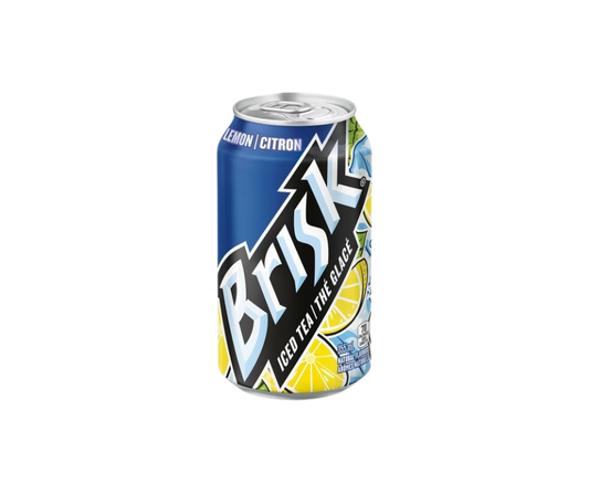 Brisk iced tea refreshing chilled tea beverage 355 ml
