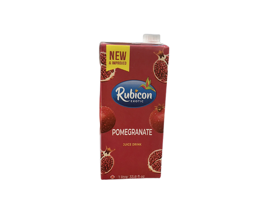 Rubicon Pomegranate Juice 1L bottle, rich and refreshing pomegranate fruit juice beverage
