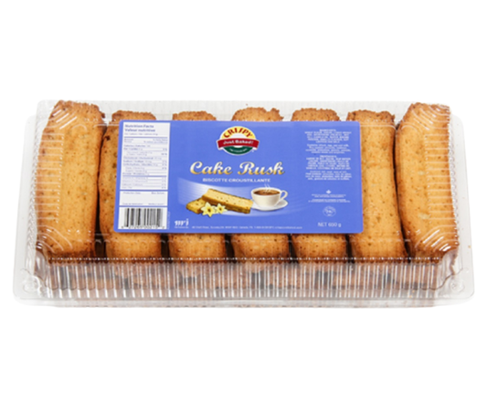 Crispy Regular Cake Rusk 550g – crunchy, baked tea-time rusk, perfect for dipping in tea or coffee
