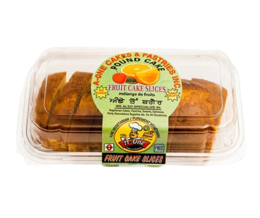 A-One Mix Fruit Pound Cake – soft, moist cake loaded with mixed fruits, perfect for desserts or tea-time treats
