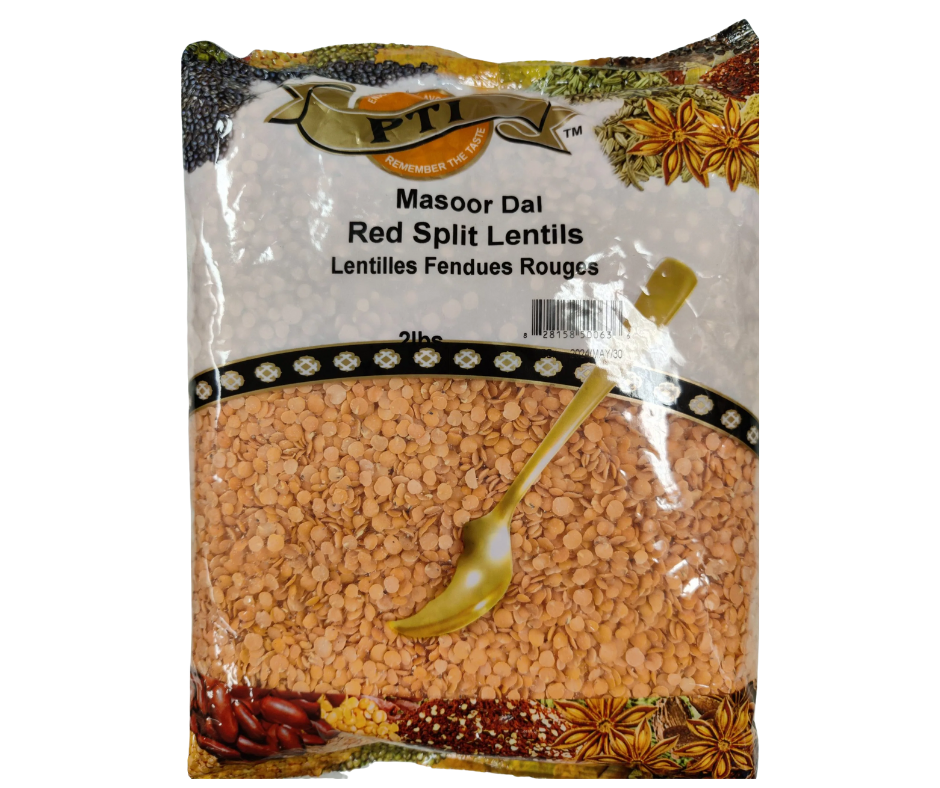 PTI Red Masoor Dal split red lentils bag