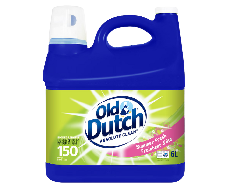 Old Dutch Absolute Clean Laundry Detergent 6L bottle