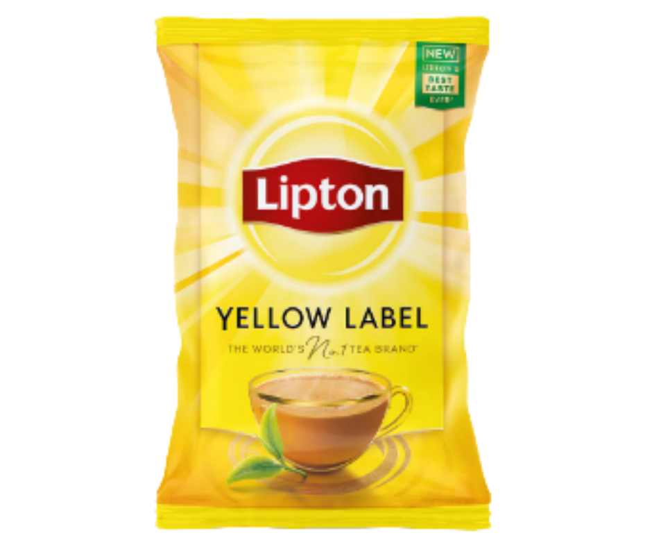 Lipton Yellow Label Tea 480 g premium black tea leaves for daily brewing, breakfast, and afternoon tea