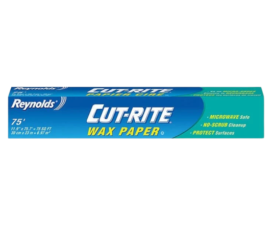 Reynolds Cut-Rite Wax Paper 12x75 feet for food prep wrapping and storage