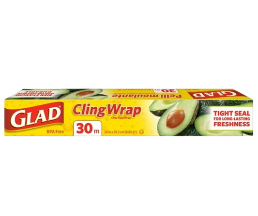 Glad Cling Wrap 30 metres for sealing food and keeping leftovers fresh