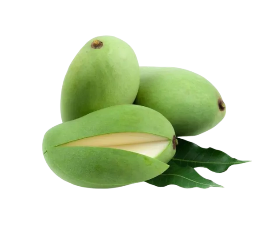 Fresh green mango 1 kg unripe mango used in Indian pickles, chutneys, salads, and traditional recipes