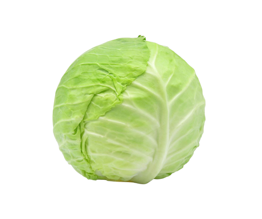 Fresh cabbage, crisp green leafy vegetable, commonly used in salads, stir-fries, soups, and Indian cooking
