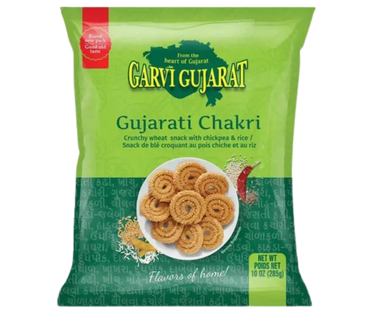 Garvi Gujarat Gujarati Chakri 285 g crispy traditional Indian spiral snack
