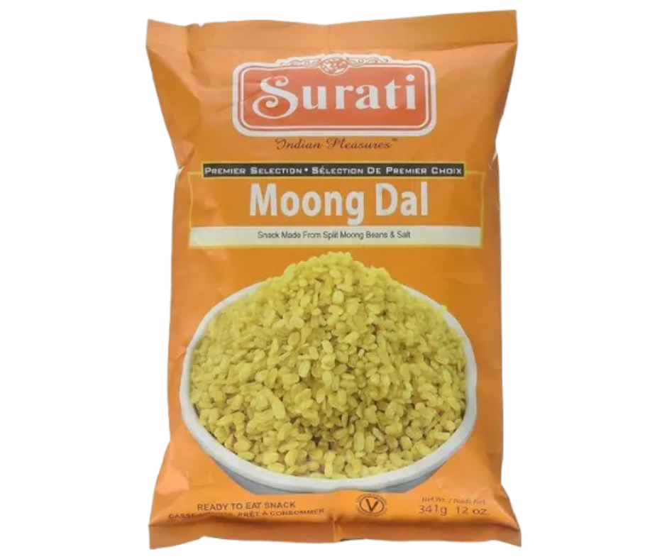 Surati Moong Dal 341g - Crunchy Indian lentil snack, perfect for savory munching
