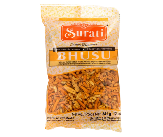 Surati Bhusu 341 g - crunchy Indian snack mix with savory spices
