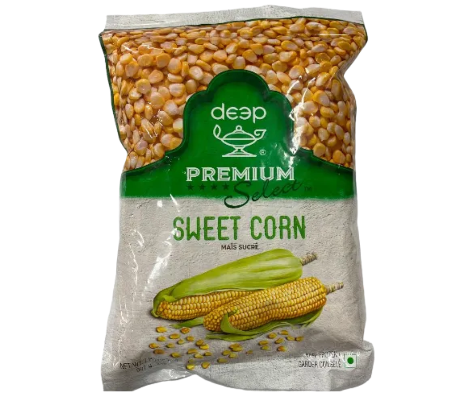 Deep sweet corn 2 lb frozen sweet corn kernels used in Indian cooking, stir fry, salads, and healthy recipes