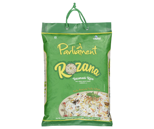 Parliament Rozana Blended Basmati Rice 8lbs bag