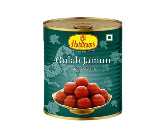 Haldiram Gulab Jamun 1kg traditional Indian syrup-soaked dessert balls