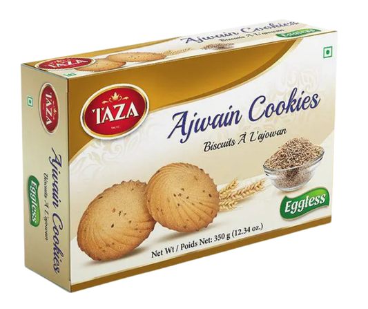 Taza Ajwain Cookies 350 g eggless Indian cookies with carom seeds for tea time and snacking