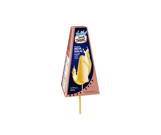Vadilal kulfi 80 ml with rich creamy texture and traditional Indian kulfi flavor
